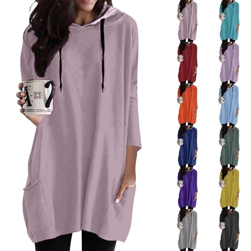 Pulloverkleid Damen Oversize - Sweatkleid...