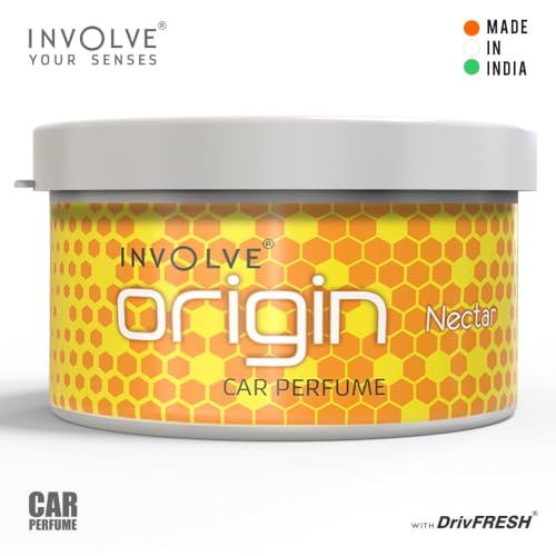 Image of Involve Origin Nectar Car Perfume 40g | Luxury Organic Car Air Freshener | Long Lasting Fragrance with DrivFRESH | Car Fresheners & Car Accessories 2026