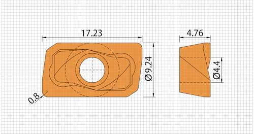 Axolotl.Ctㅤ RY- APMT160408PDR-GWCT Cnc Carbide Milling Inserts Apmt160408Pdr thumb #3