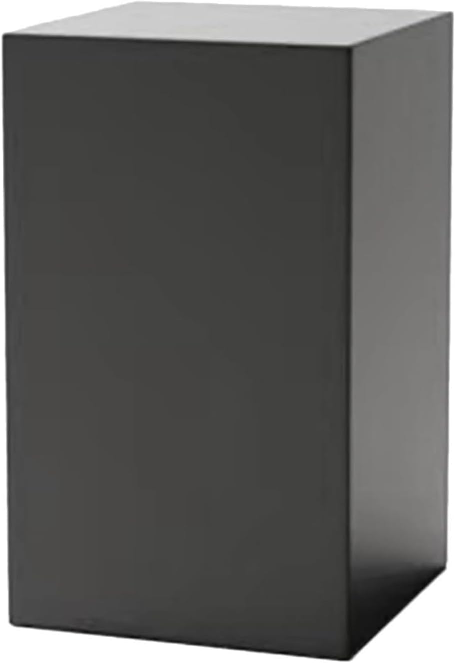 Black Square Pedestal Stands, Stackable Cube Display Risers for Dessert Tables, Decorative Pillar Boxes for Weddings & Parties (50x50x40cm) - Perfect Event Decor!