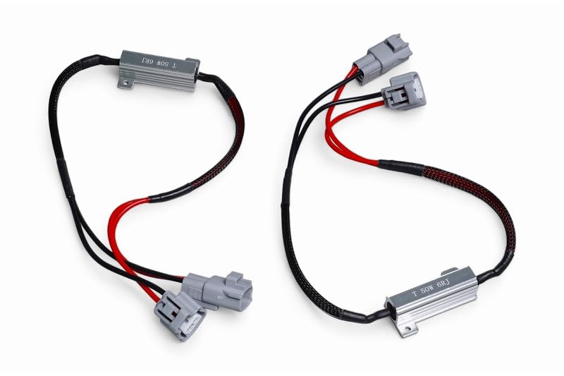 【ふうほだ】LEDフロントウインカータイプ2・カプラオン抵抗セット Amazon | 《Z-123-04》◇ 4個セット 抵抗器(12V 50W 8Ω) LED