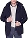 Calvin Klein Men's Rip Stop Hooded Jacket Inner Fleece Bib