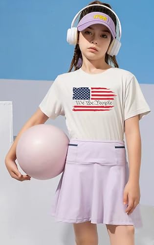 Image of Toddler Boys 4th of July Shirts Kids American Flag T-Shirt Girls Patriotic Short Sleeve Tees Cotton Top Clothes 1-7T