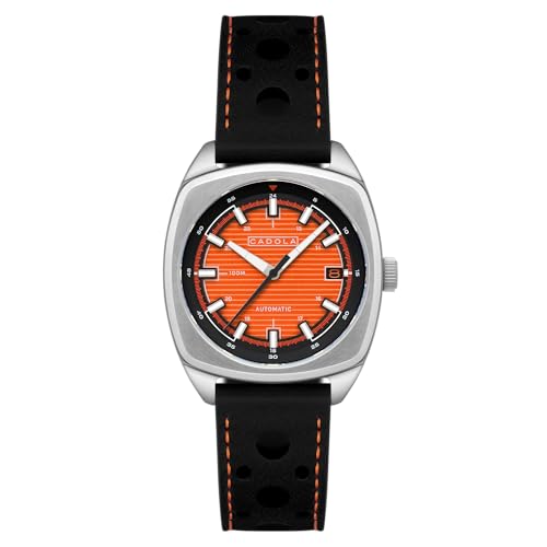 Montre automatique Cadola Buxton CD-1057 orange pour changer de style