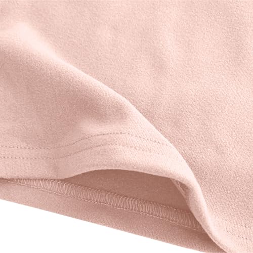 Girls Boys Mock Neck Long Sleeve Shirts 1-11 Years Basic Solid Color Thermal Tops Base Layer Undershirts2