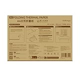 Vroomoto Carta Termica Fronte-retro Pieghevole A4 200 Fogli per Stampante P81 A40