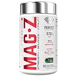 PERFECT SPORTS Ultra MAG-Z - Zinc Magnesium Supplement | Multi-Form Magnesium Blend, Zinc, Methylated Vitamin B6 (P5P) | Deep Sleep, Muscle Recovery, & Muscle Function | 90 Capsules