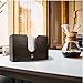 eBun Bamboo Paper Towel Dispenser Wall Mount - Decorative Countertop C Fold Holder for Multifold, Trifold, Folded, and Bathroom Towels (Brown)