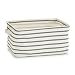 Produktbild Zeller Aufbewahrungskorb Stripes, Canvas, grau
