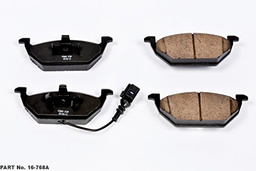 Image of PowerStop Front Brake Pads for Volkswagen Beetle 1998-06 |Golf 1999-06 |Golf City 2007-10 |Jetta 1999-05 |Jetta City 2007-09 - Z16 Ceramic Brake Pads Replacement, 16-768A