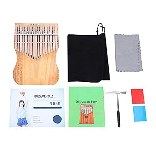 Kcivsou Kalimba , Kalimba 17 Touches en Bois de camphre Massif Piano à Pouce Portable Mbira Sanza K17CAP - Les Beatles, Paul McCartney, John Lennon, RIngo Starr, George Harrison
