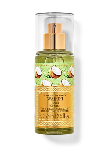 Image of Bath & Body Work Waikiki Beach Coconut Travel Size Fine Fragrance Mist