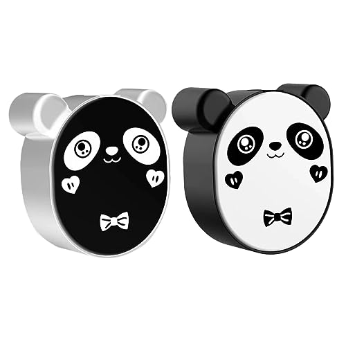FONDOTIN 2pcs Panda-Shaped Soap Holder Wall-Mounted Soap Box Drainage Non-Punching Design for Bathroom and Kitchen Material Cute and Functional Drainage Box