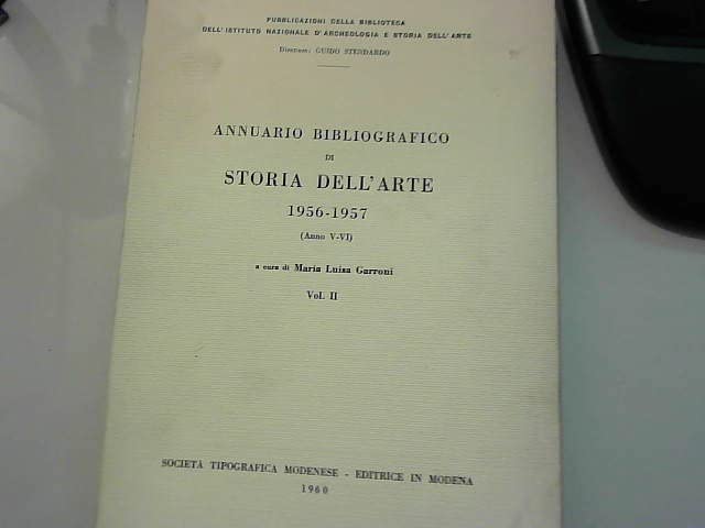 Annuario Bibliografico di Storia Dell arte anno v-vi, vol 2