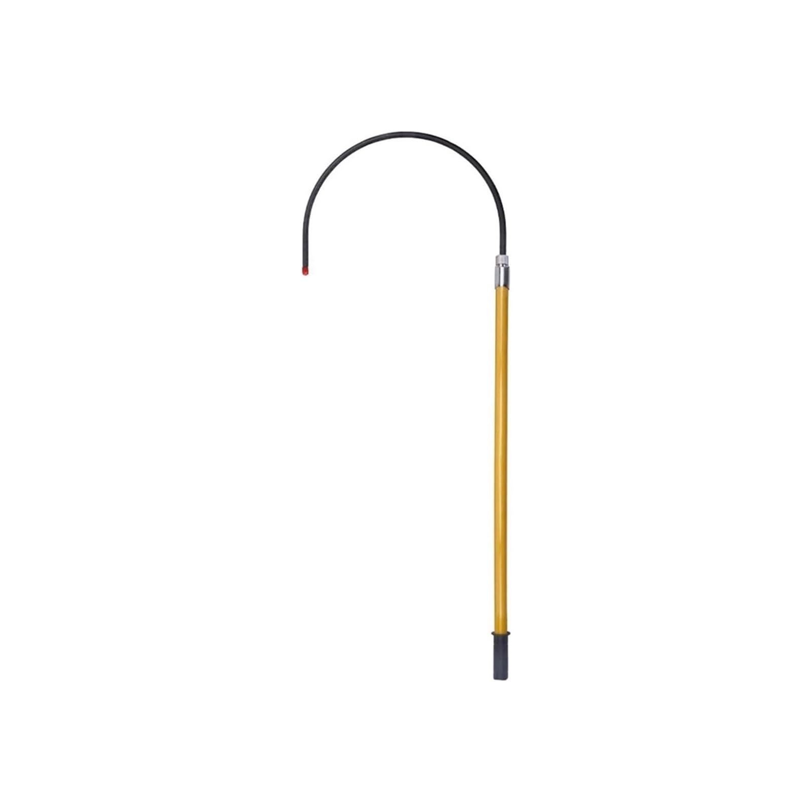 GTHTUHFD Electric Safety Rescue Hook, High Voltage Insulated Rescue Hook, Lifesaving Pole, 220Lb Load Safety Rescue Hook, Electrocution Emergency Rescue Pole,Yellow-2m/6.6ft