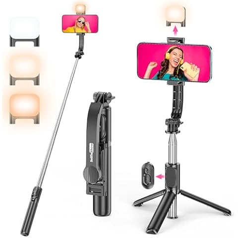 SelfieStick Tripod with Fill Light Cover
