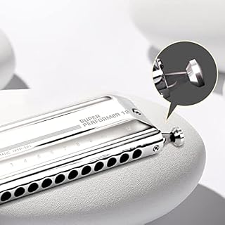 MEIeynt Harmonica, 12 Trous 48 Tons Orgue à Bouche Clé De C Acier Inoxydable Mini Blues Harmonica Cadeau Parfait pour… - Les Beatles, Paul McCartney, John Lennon, RIngo Starr, George Harrison MEIeynt Harmonica, 12 Trous 48 Tons Orgue à Bouche Clé De C Acier Inoxydable Mini Blues Harmonica Cadeau Parfait pour… – Image 5