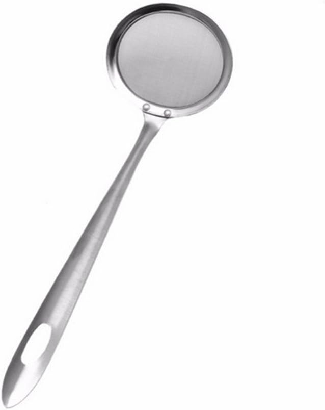 Strainers for Kitchen, Durable Heavy Duty Metal Hand Strainer with Riveted Sturdy Handle,Small Handheld Reusable Fine Mesh Strainer with Handle for Flour Quinoa Rice Kitchen Tea Fruits