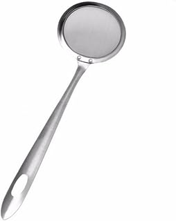 Strainer with Handle, Durable Heavy Duty Handheld Metal Strainer with Riveted Sturdy Handle,Metal Small Stainless Steel Strainers for Kitchen for Coffee Oil Milk Kitchen Flour Fruits Rice