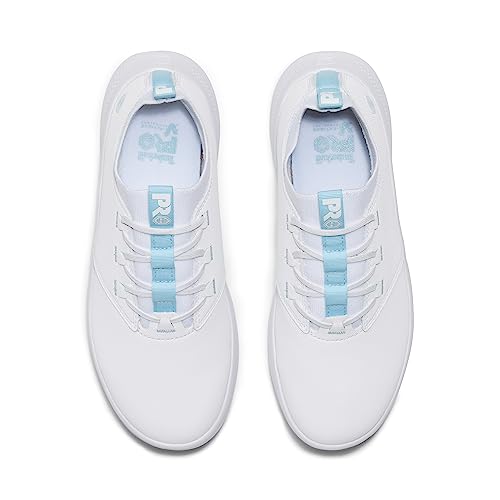 Timberland PRO Timberland PRO Women's Solace Max Slip-On Healthcare Athletic Work Shoe, White-2024 NEW, 12 M US