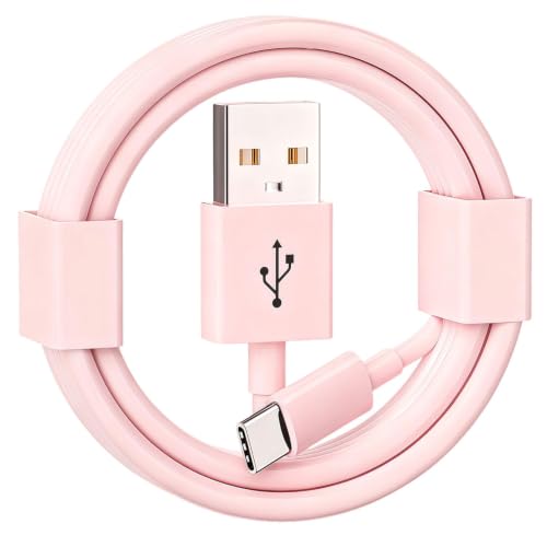 Image of 3.3FT Pink Cute iPhone 17 /16 /15 Car Carplay Cable, USB A to USB C Cord | for iPhone 17 /16 /15 Pro Max,17E /16E /Plus, USB A to USB C Cable for iPad 10th /11 Gen,iPad Pro 12.9,Air 5th /4th Charging Cord
