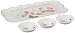 Lenox Butterfly Meadow Sentiment 4pc Hors D'Oeuvres Tray with Dipping Bowls