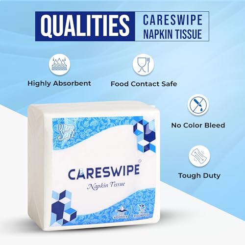 Image of Tissue Paper Napkins 100 pcs. Each- Set of 4 (Pack of 3)