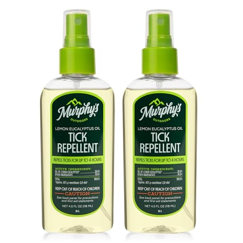 Murphys Naturals Tick Bug Repellent Spray Oil of Lemon Eucalyptus for Skin + Outdoor Gear 4 Ounce 2-Pack