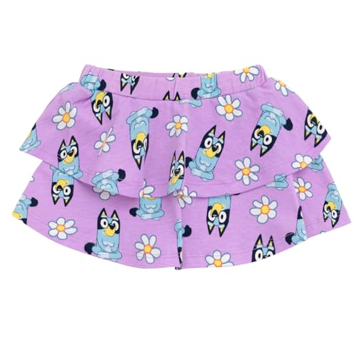 Bluey Floral 2 Pack Skorts Infant to Big Kid4