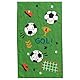 damaloo Kinderhandtuch 30x50 cm aus Baumwolle – Gästehandtuch mit Fußball Motiv – Kleines Handtuch für Jungen & Mädchen – Händetuch oder Waschlappen für Kinder