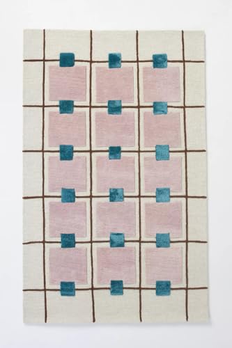 Hand Tufted Wool Area Rug – Greer Modern Geometric Collection