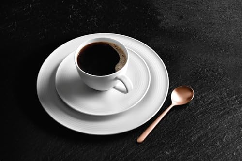 6. Bild von SELTMANN WEIDEN Kaffeeservice 18-teilig BT - Beat - Form: Rund mit Rillenrelief - moderner Stil - Weiß