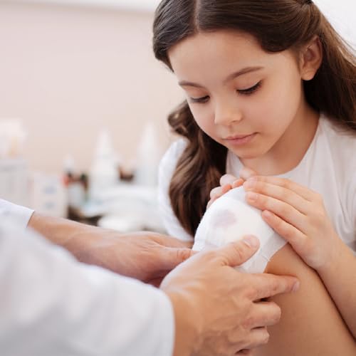 Wundpflaster Steril 8x10cm 50 Stück, Steriler Wundverband Pflaster Sensitiv Saugstark & Hautfreundlich, Wundauflage nicht haftend 4x5cm Akute Wundversorgung+E-Book (über Gesundheit)