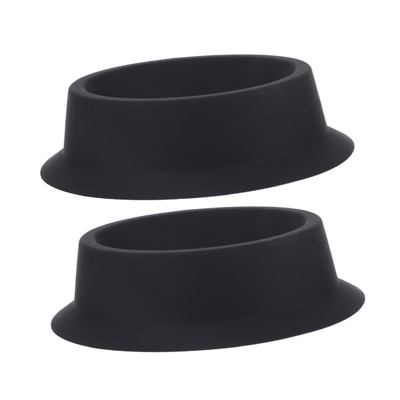 HONMEET 2pcs Durable Silicone Soap Foaming Bowl for Men Versatile Shaving and Beard Elegant Design for Home and Travel Use