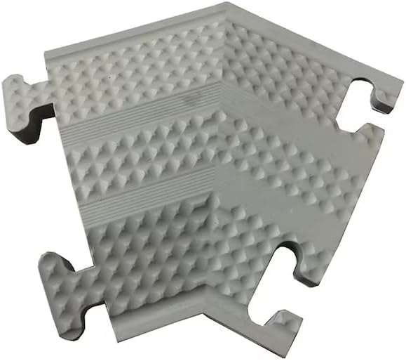 Home N Office Small Drop Over Cord Protector - 45 Left Turn - Gray