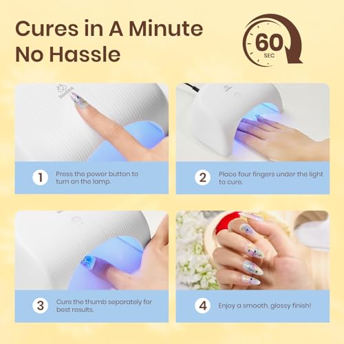 Image of Beetles Gel Nail Polish Kit with U V Light and Nail Drill - 55Pcs Gel Nails Kit 32 Color LuliCore Polka Set with Base Top Coat Professional Manicure Set Home Salon DIY Gifts for Women