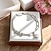 925 Sterling Silver Paperclip Bracelet with Dangling Puff Heart Charm, Double Chain Thick Bracelets for Charms Non Tarnish Womens Trendy Accessories Fashion Jewelry for Women Love Gift (7 Inch)