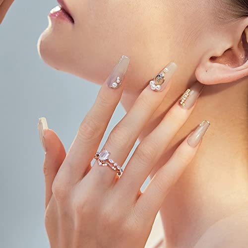 MOOSEA Unique Moissanite Curved Wedding Band for Women, D Color VVS1 Clarity Lab Created Moissanite Stackable Rings 14K White Yellow Rose Gold Vermeil Moissanite Marquise Contour Band for Women Gifts4