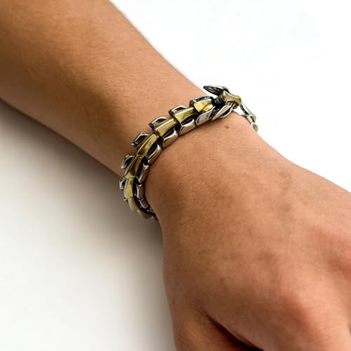 Pulsera Dragón de Acero Inoxidable para Hombre miniatura 2