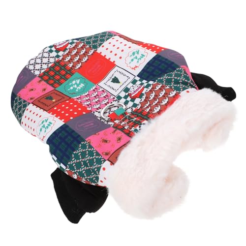 LIOOBO 犬ペットのコットンコート christmas ペットの服 犬の スマスベスト 子犬 スマスセーター 大型犬用の犬の衣装 犬のジャケット 犬の冬服 ペットのコート ポリエステル