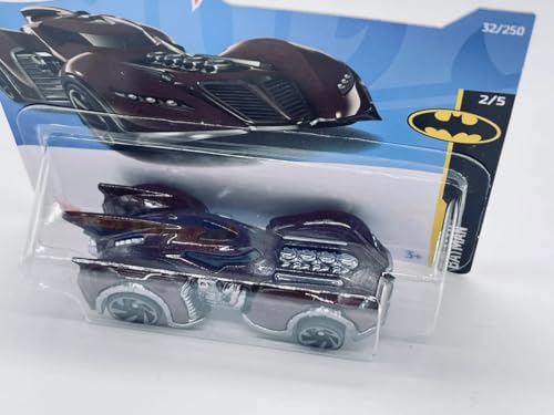 Image of Hot Wheels 1:64 Batman Arkham Asylum Batmobile 3+ Yrs Age (Maroon)