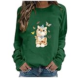 Generic Blusas de mujer con impresión Club normal envío online Shop, verde, L