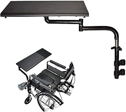 XJZHANG Wheelchair Lap Tray, Portable Removable Universal Trays Desk, Adjustable Height Wheelchair Accessories Fit for Patients and Elderly Writing Reading Eating and Resting