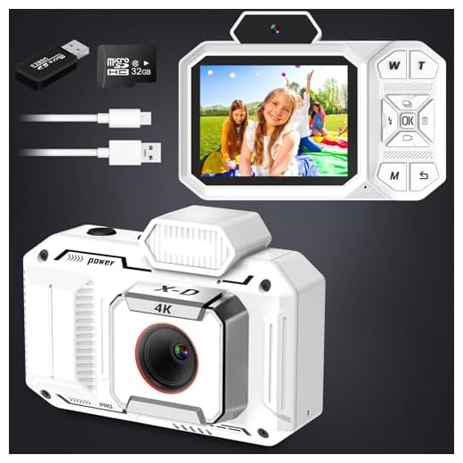 YunLone Cámara Fotos Digital FHD 1080P 48MP, Cámara Compacta LCD de 2,88", AF, Captura de Sonrisas, 18X Zoom, Cámara vídeo Recargable 2500mAh para Estudiantes Niños de 6 a 14 Años