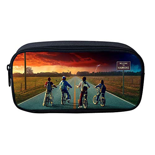 Preisvergleich Produktbild Stranger Things Federmäppchen Exquisite Stationery Box Benutzerdefinierte Federmäppchen Student Card Package Large Capacity Federmäppchen (Color : A09, Size : 21 X 4 X 10cm)