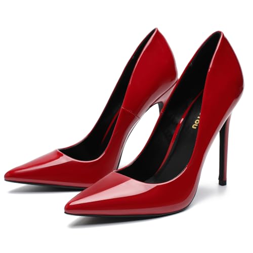 Image of Unisex High Heels for Men and Women 4.7 Inch Stiletto Heels | Pointed Toe Pumps Sexy Dress Party Shoes