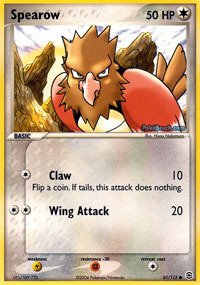 Pokemon - Spearow (81) - EX FireRed & LeafGreen