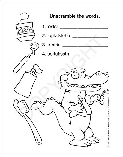 Zoco - Dental Educational Coloring Books For Kids (25 Bulk Pack, Without Crayons) - Dentist Office Handout - Games, Puzzles, Teeth Activities For Kids #TOP5