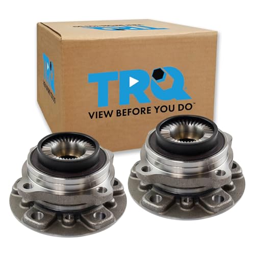 Image of TRQ Rear Left and Right Wheel Bearing and Hub Assembly Set 2 Piece Compatible with 2013-2016 BMW M5 2012-2018 M6 2014-2019 M6 Gran Coupe