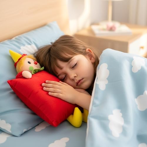 Image of Tickles Stuffed Soft Jocker Cushion Toy Pillow Car (Size: 33 cm Color: Red)